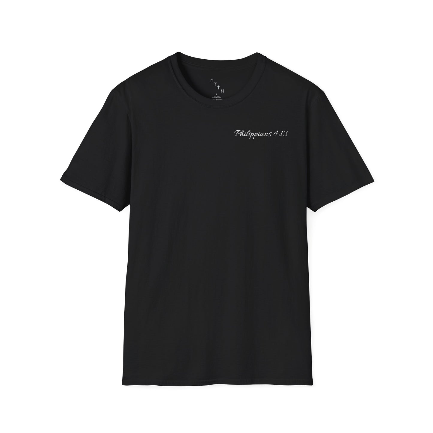Philippians 4:13 Christian Unisex Tee (DARK)