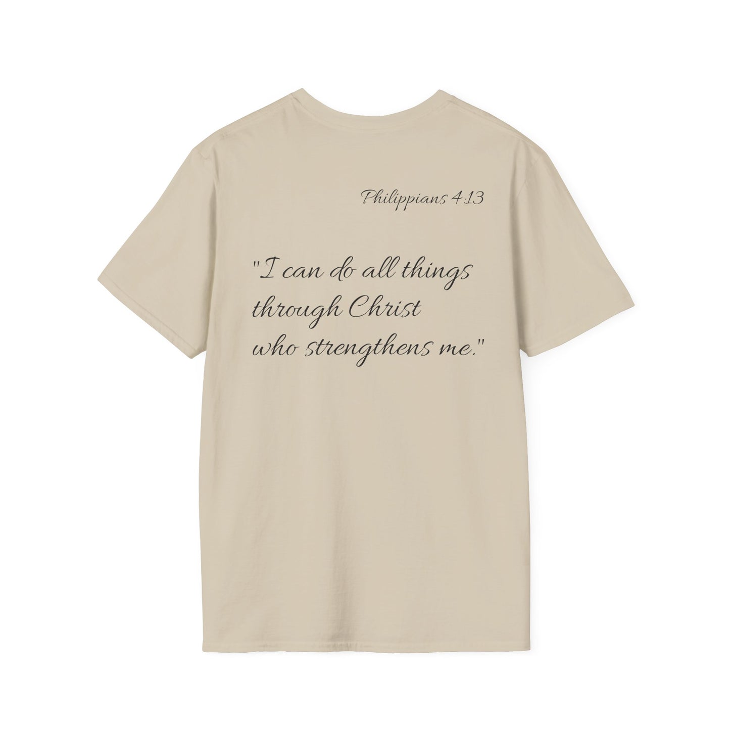 Philippians 4:13 Christian Unisex Tee (LIGHT)