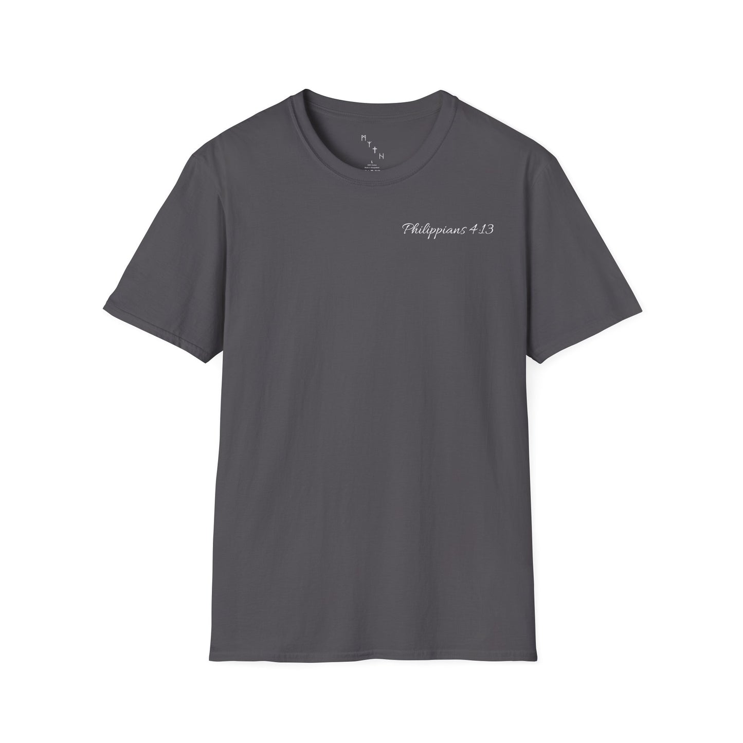 Philippians 4:13 Christian Unisex Tee (DARK)