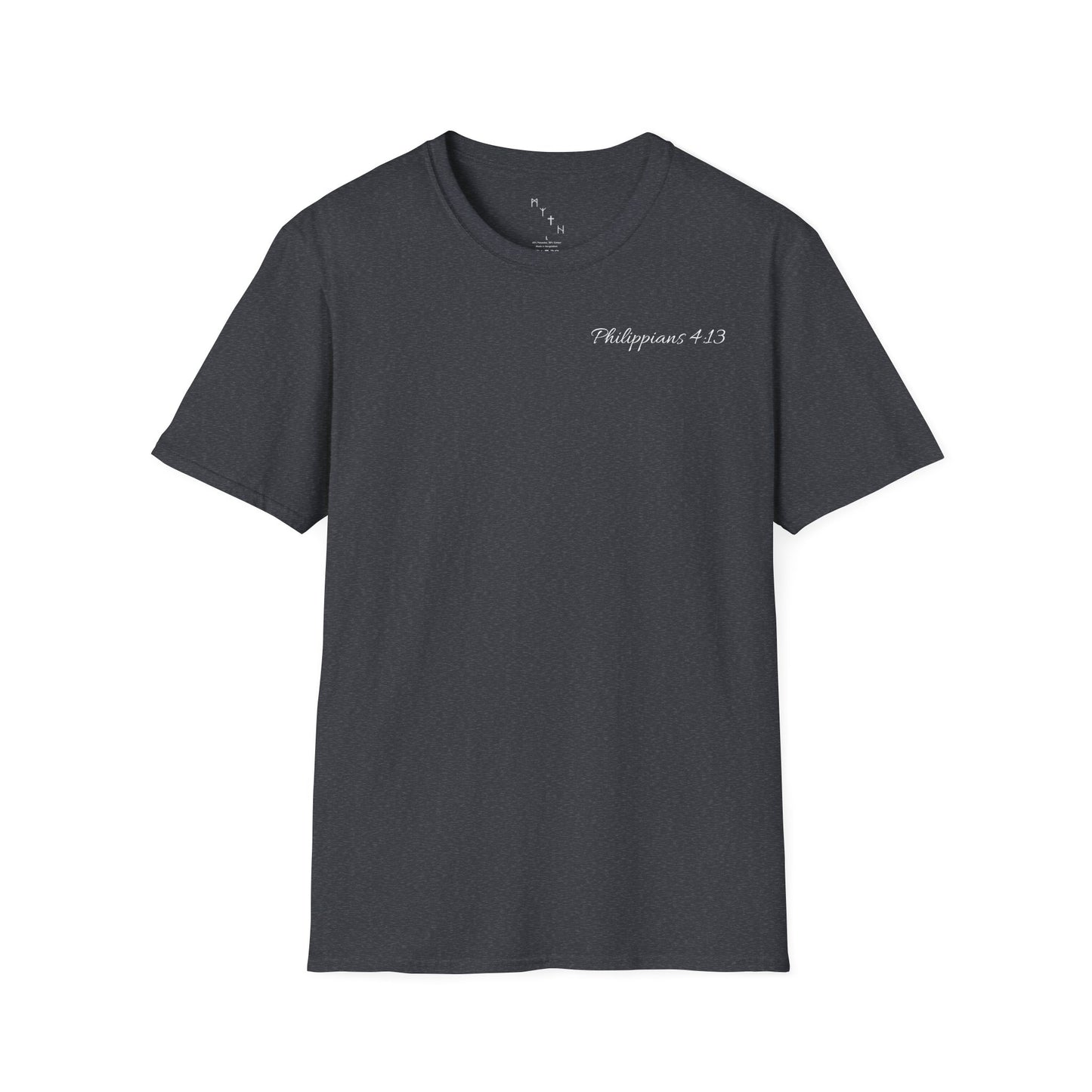 Philippians 4:13 Christian Unisex Tee (DARK)