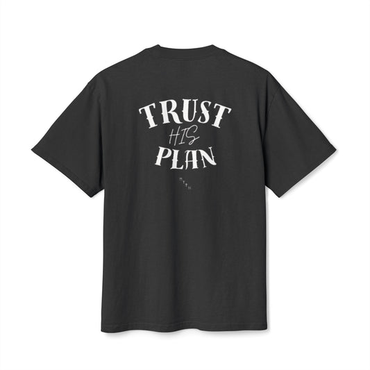 "Trust His Plan" Unisex Faded Tee (DARK)